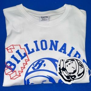 Billionaire Boys Club Cotton Graphic Tee Large White Blue Red Yellow Tshirt